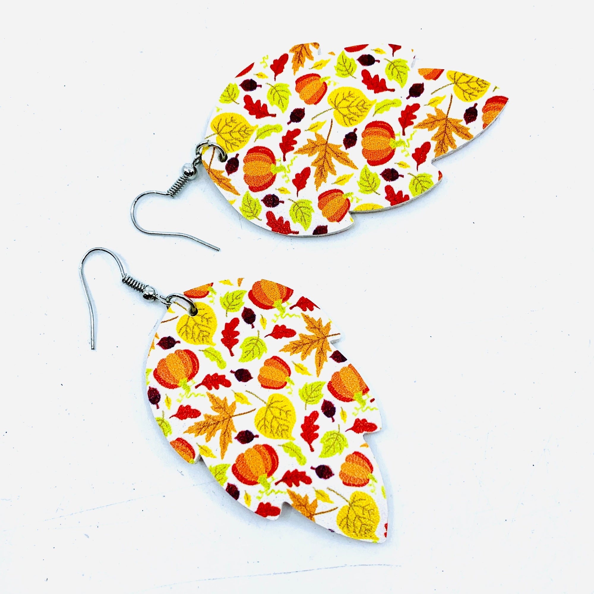 Quirky Fall Earrings, Pumpkin Patch - Classic Jewelry - 