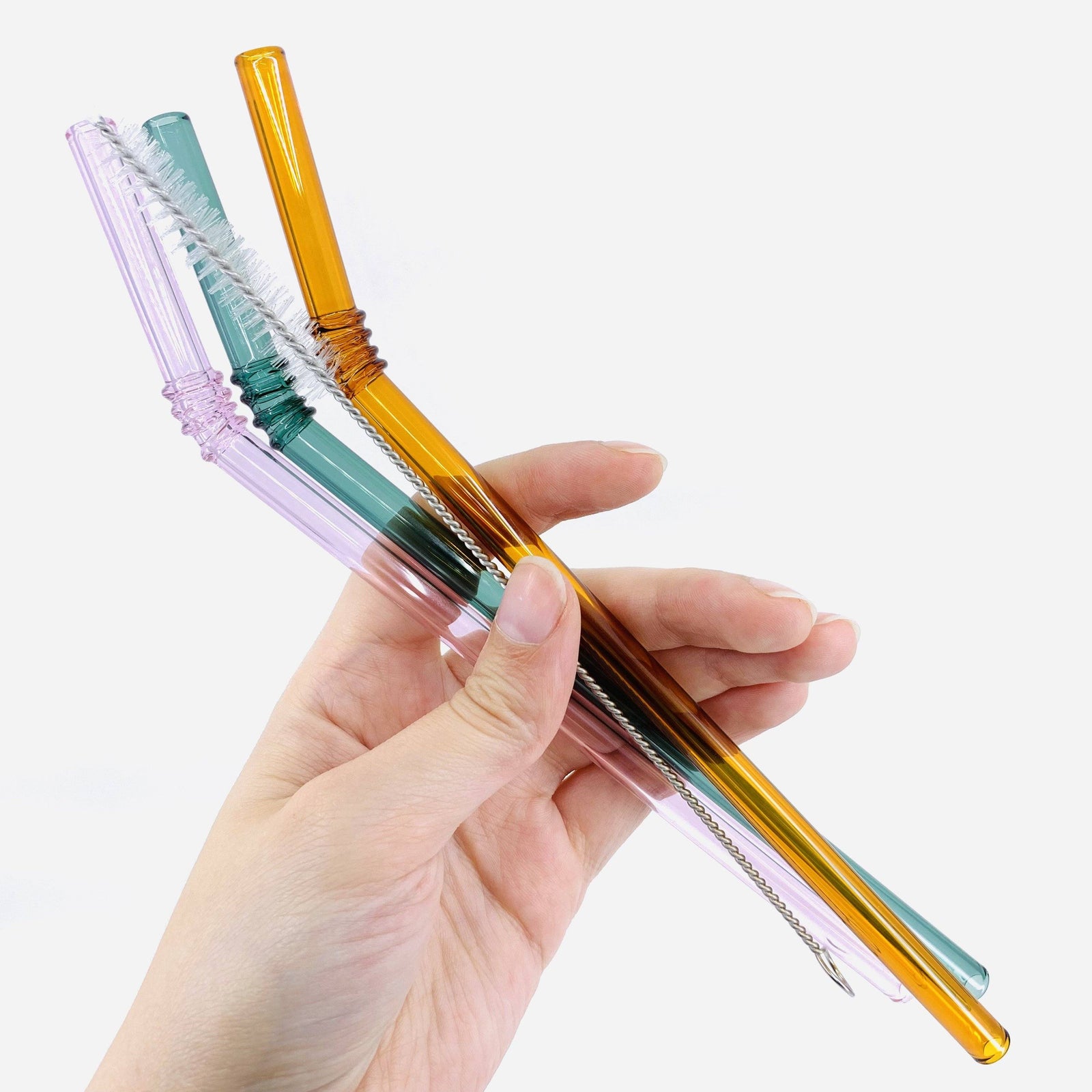 Colored Glass Straws Accessory Nomatiq 