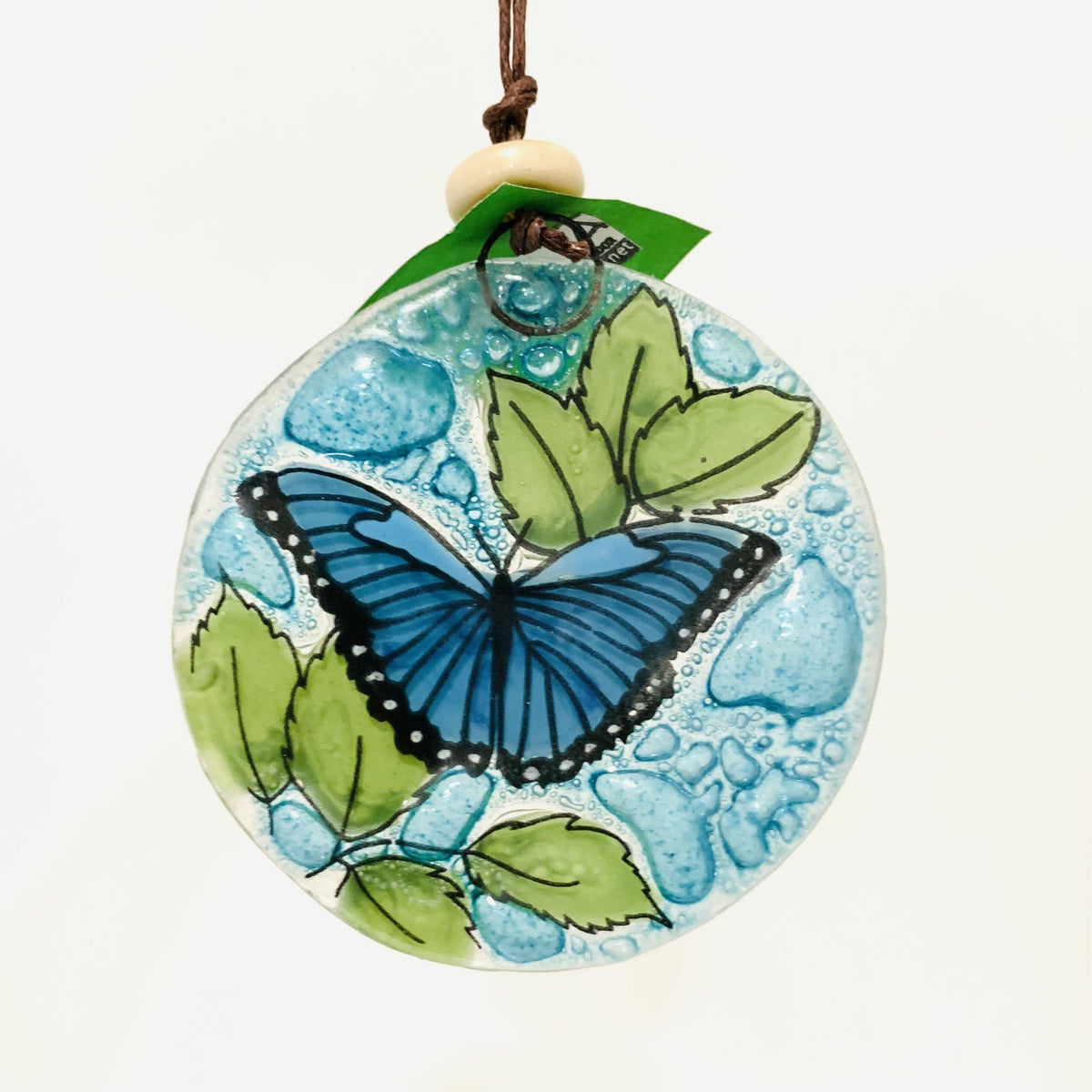 Fair Trade Ornament 170 Blue Butterfly Ornament Pam Peana 