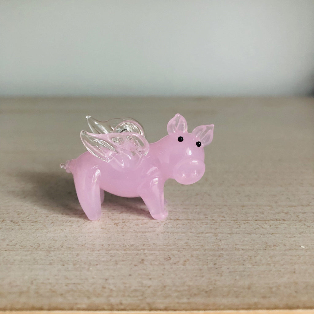 Personalized Flying Pig Theme Cookie Jar - The Glass Fox