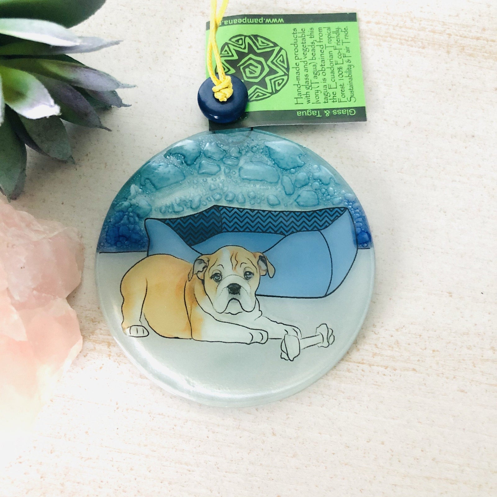 Fair Trade Ornament 129 Luke Adams Glass Blowing Studio 