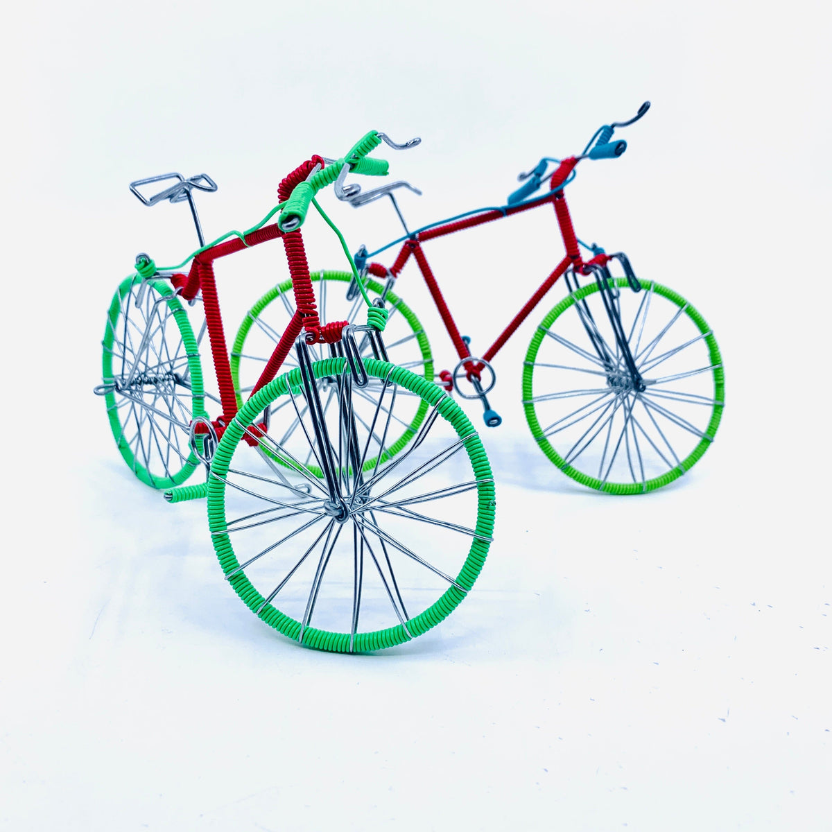 Telephone Wire Bicycles Miniature The East Africa Co. Red/Lime 