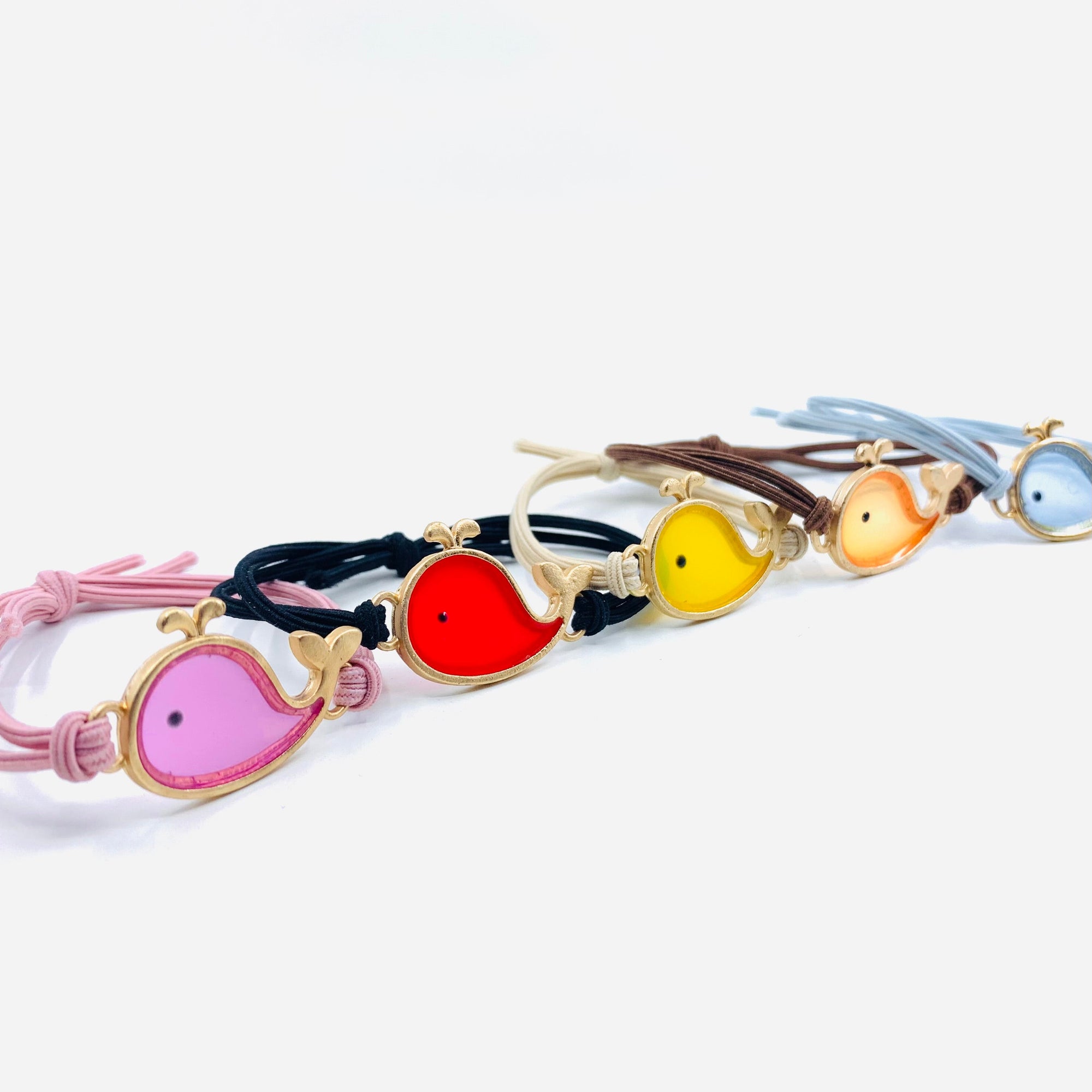 Baby Whale Bracelets Jewelry - Pink 