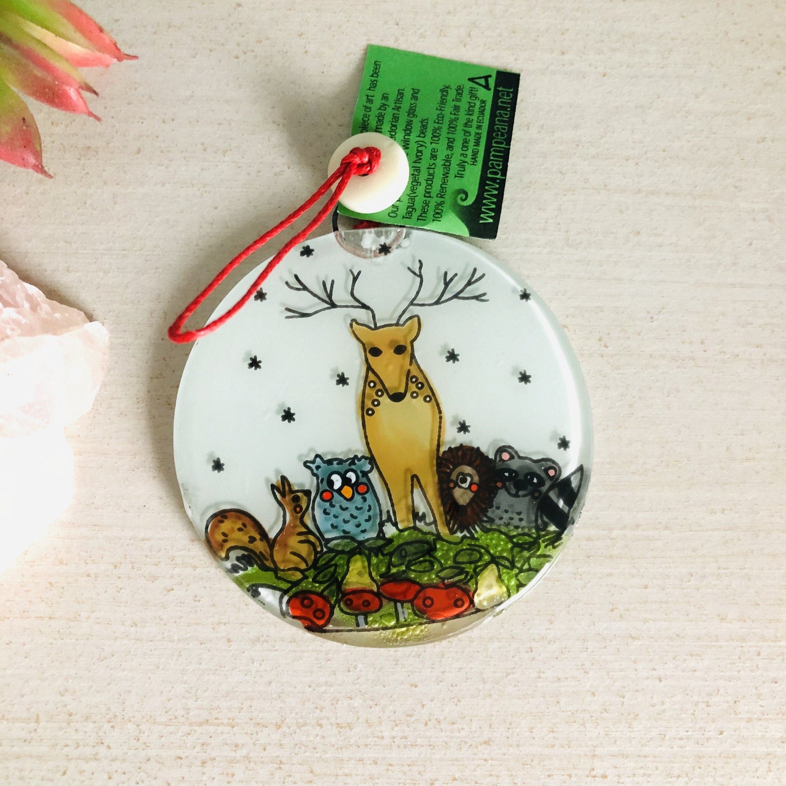 Fair Trade Ornament 120 Luke Adams Glass Blowing Studio 