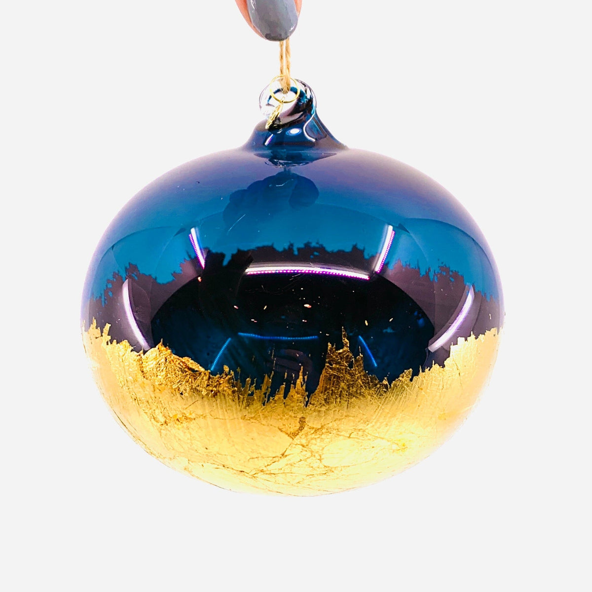 Rainbow Gold Dipped Orb Ornament One Hundred 80 Degrees F 