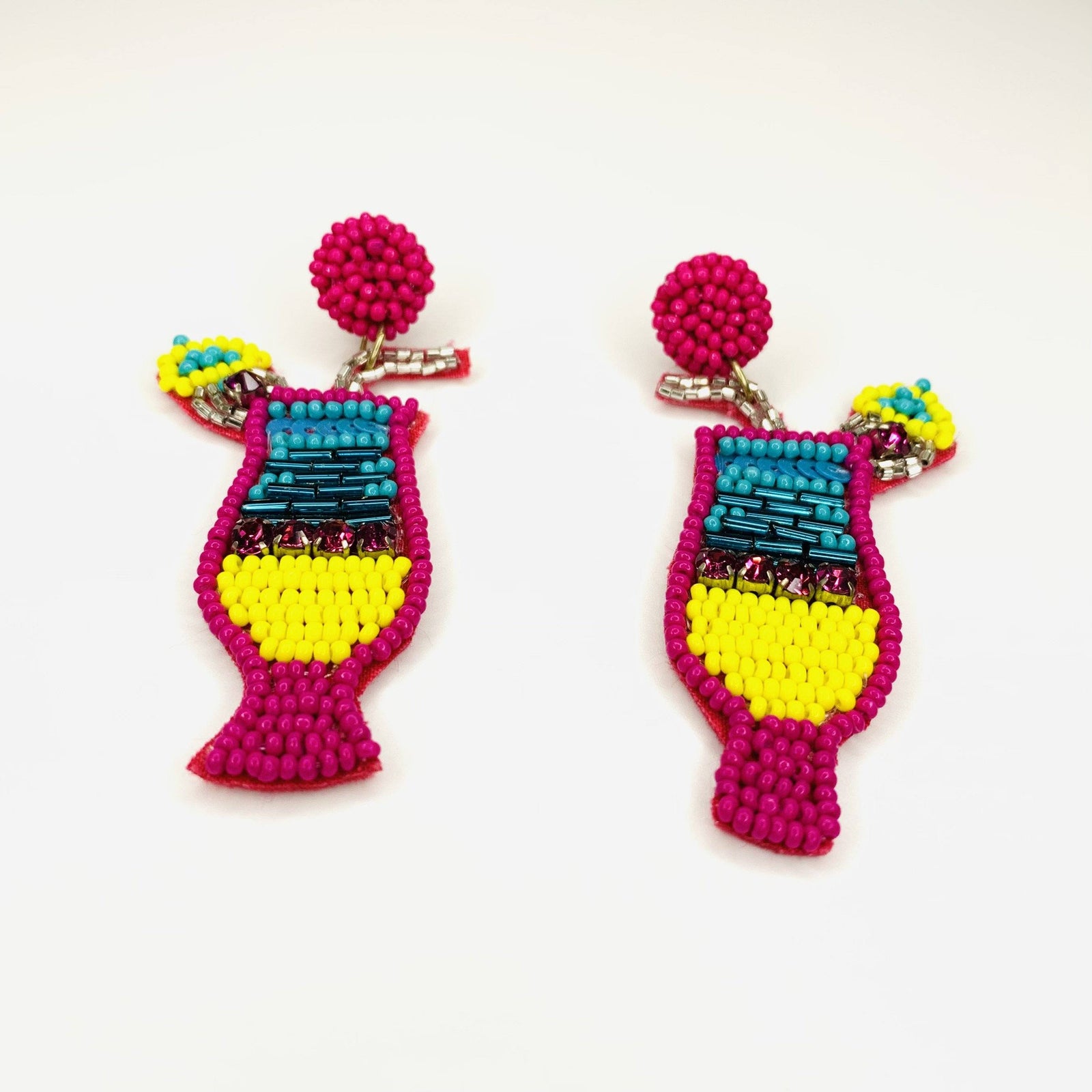 Beaded Earring, Daiquiri Jewelry Cloie NY 
