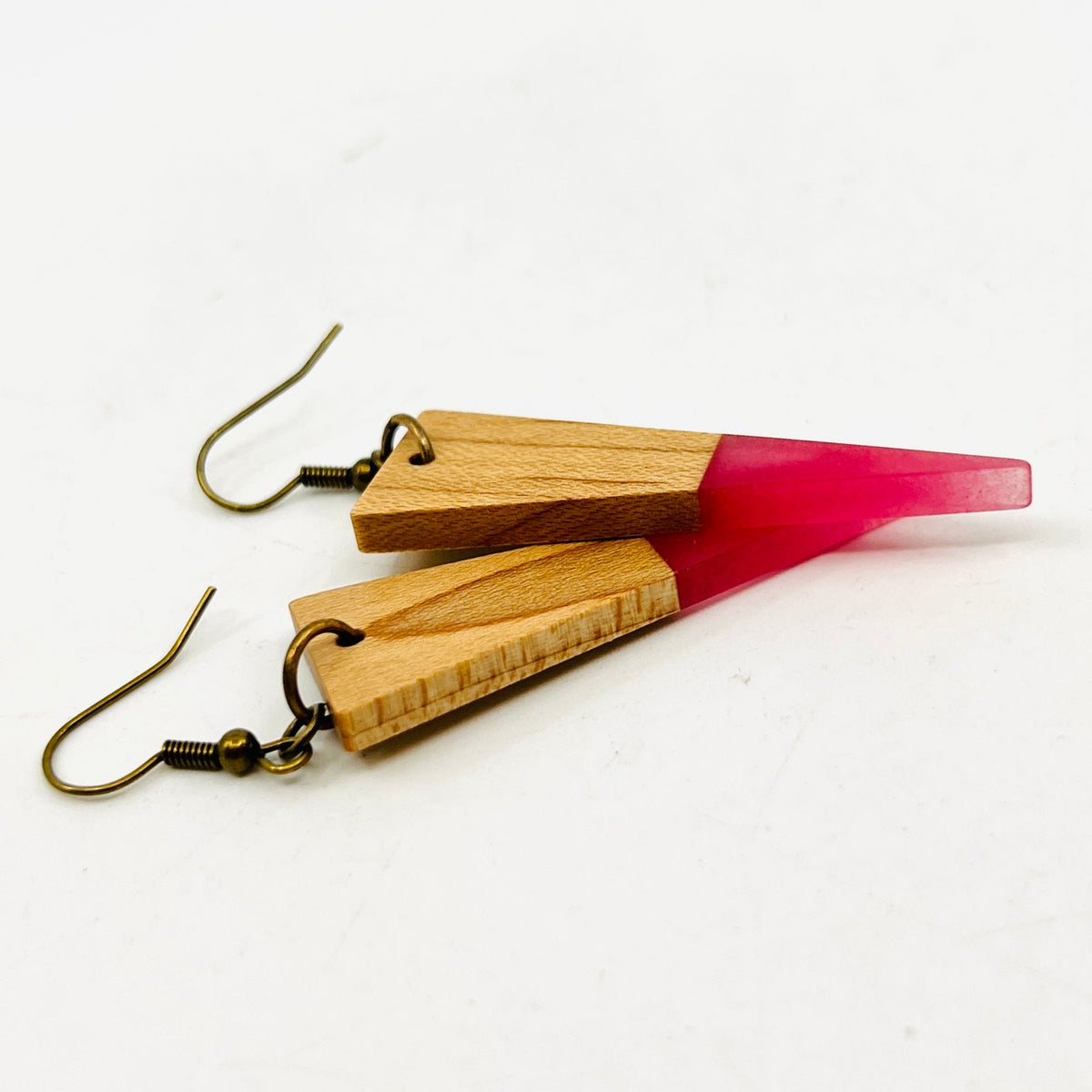 Creamsicle Wooden Earrings Second Nature Jewelry 