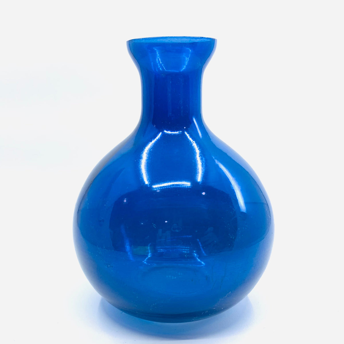 Iridescent Glass Vases One Hundred 80 Degrees Deep Blue 