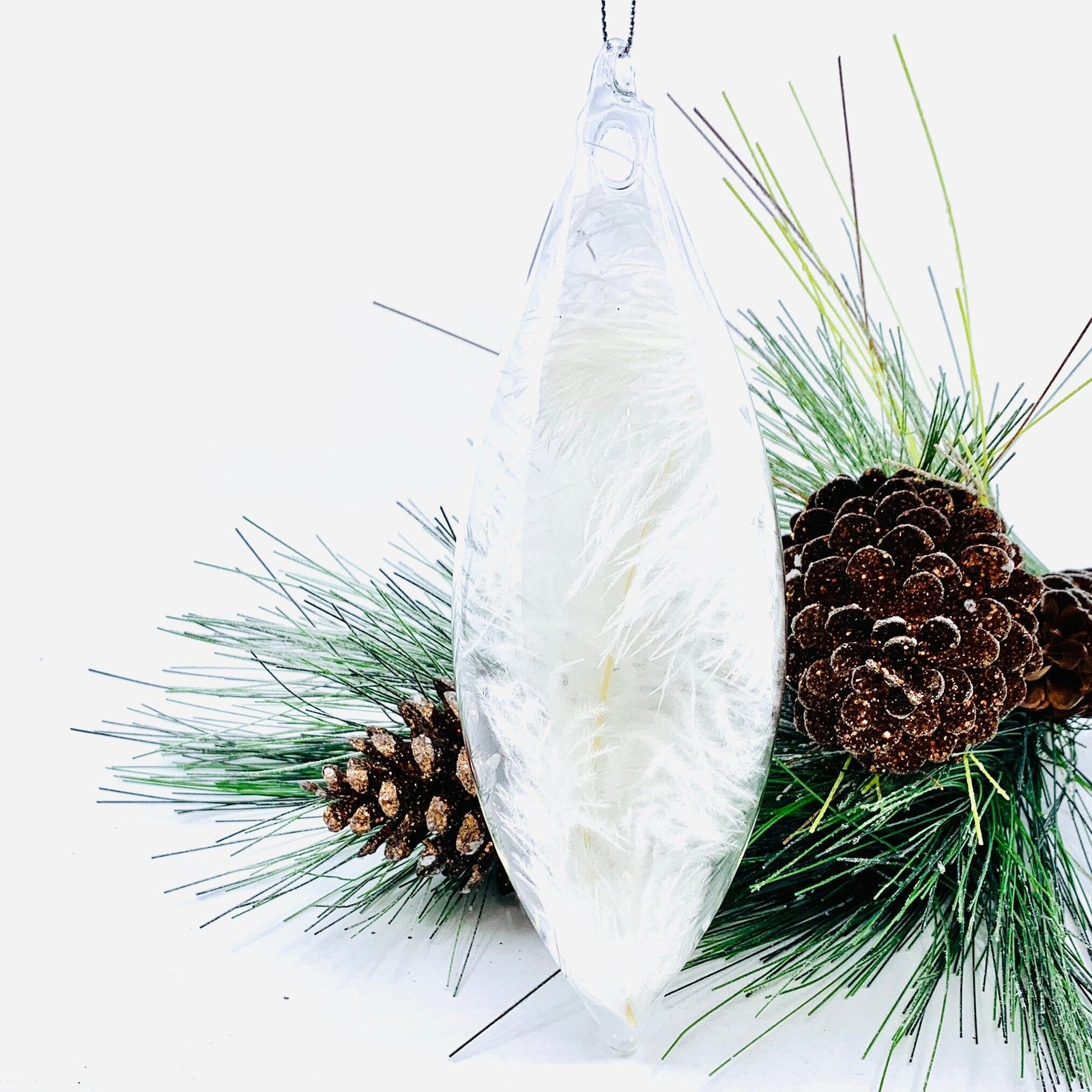 Angel Feather Ornament Manufactured Overseas 