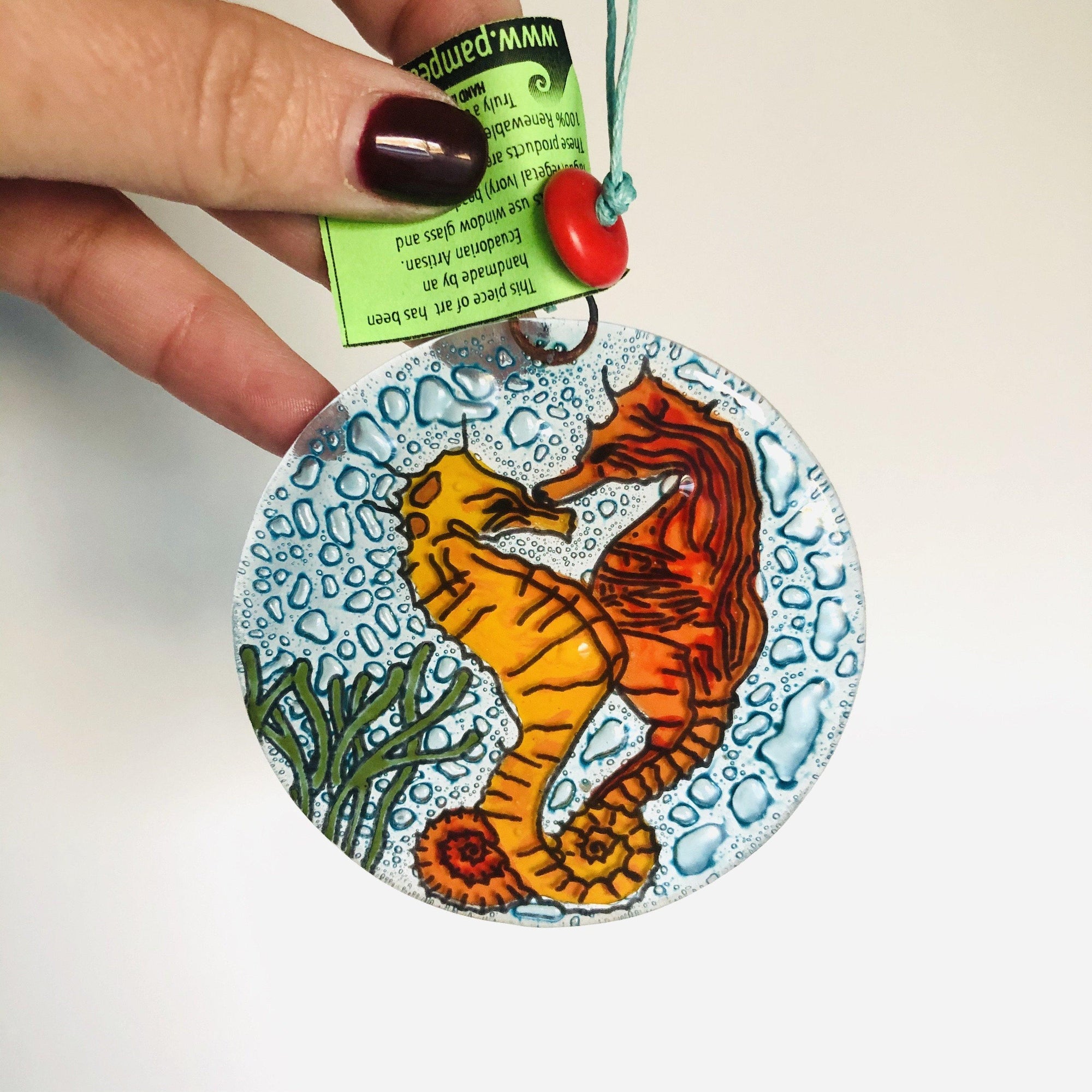 Fair Trade Ornament 131 Luke Adams Glass Blowing Studio 