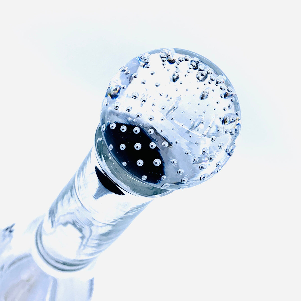 Glass Wine Stopper, Bubble Accessory Melt Glass 
