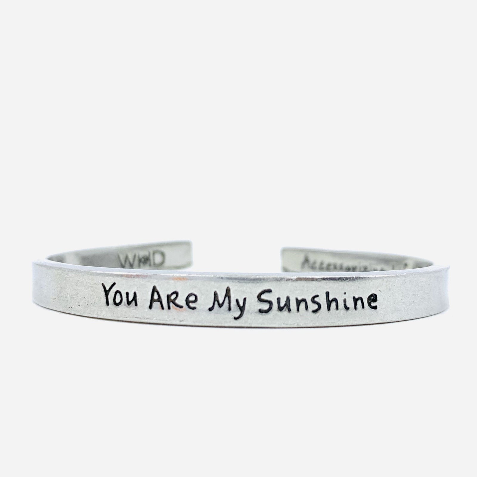 Pewter Cuff Bracelet, You Are My Sunshine Whitney Howard Designs 