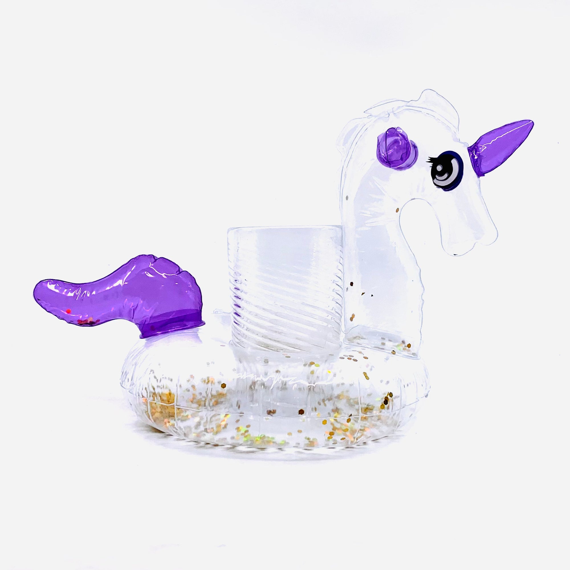 Glitter Unicorn Cocktail Float Accessory - 
