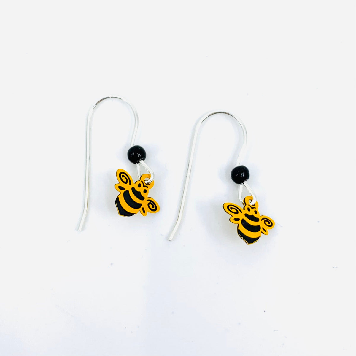 Tiny Whimsical Earrings, Bumblebee Jewelry Sienna Sky 