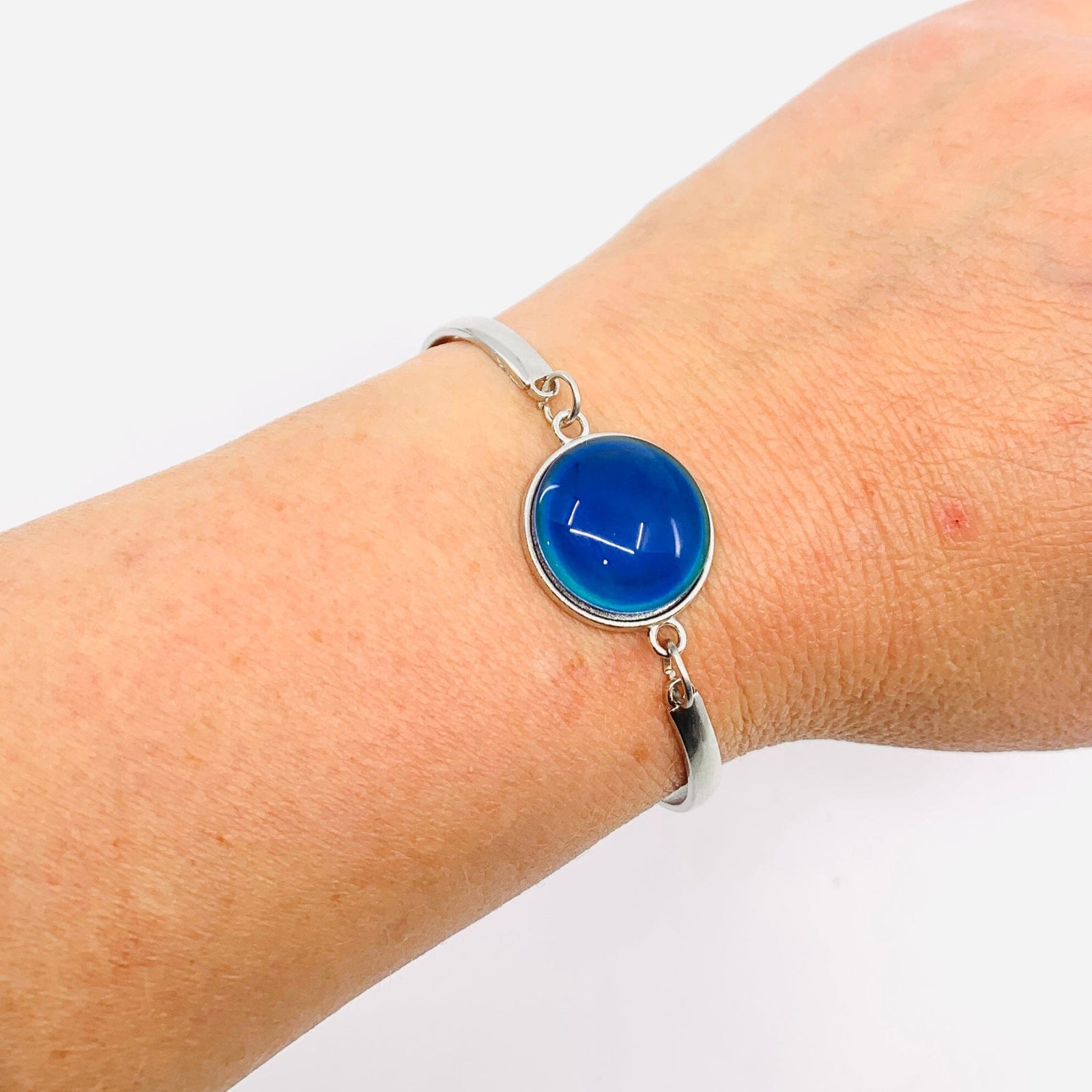 Mood Changing Mermaid Tail Clasp Bracelet Jewelry - 