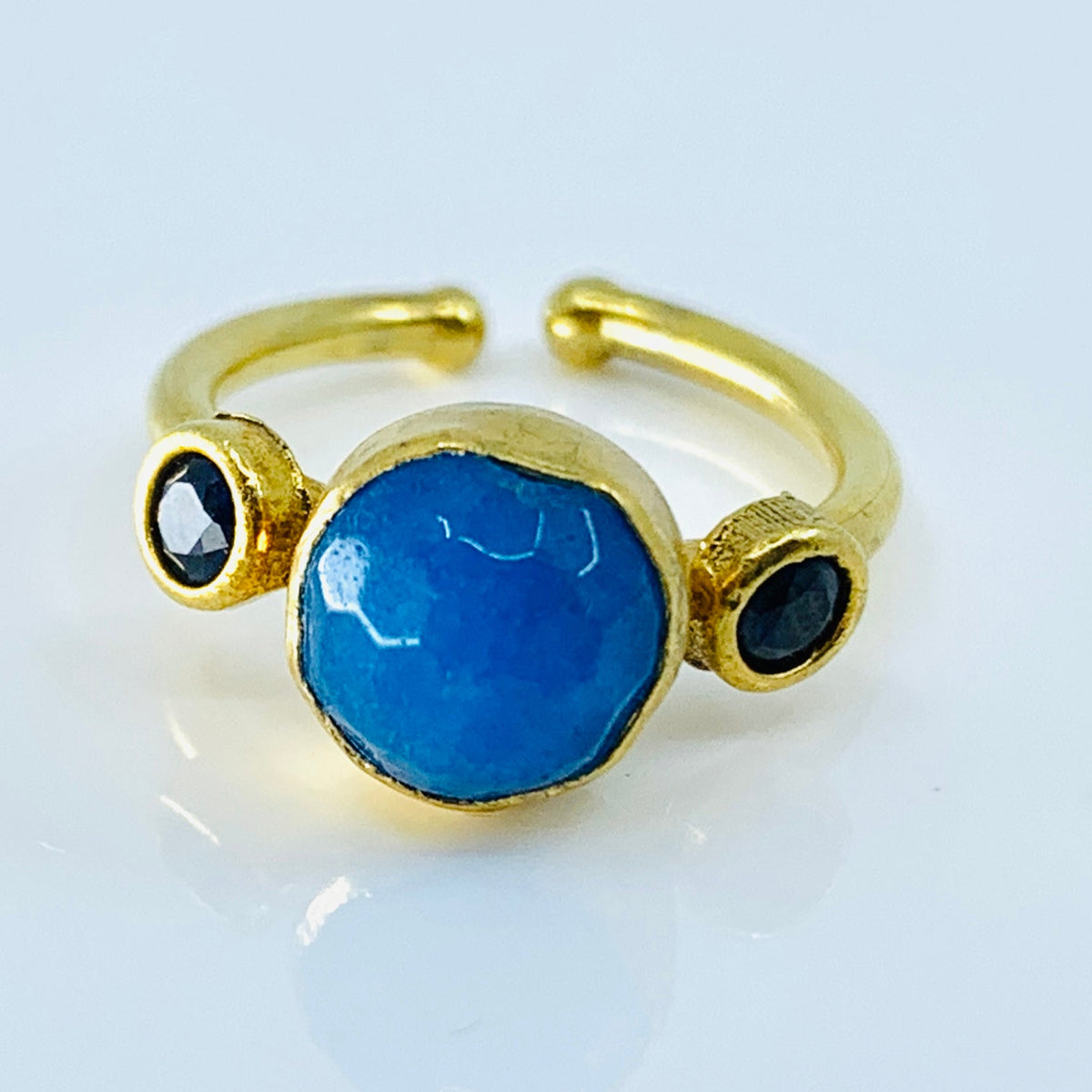 Turkish Brass Adjustable Ring 3 Jewelry Ikat Jewelry 