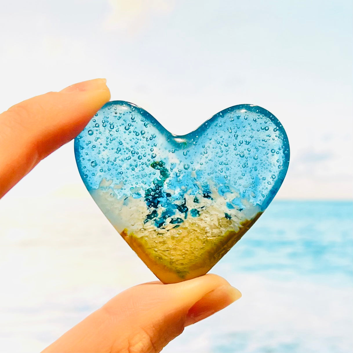 PRE SALE - Fused Pocket Heart, Ltd Edition Beachy Miniature Jean 