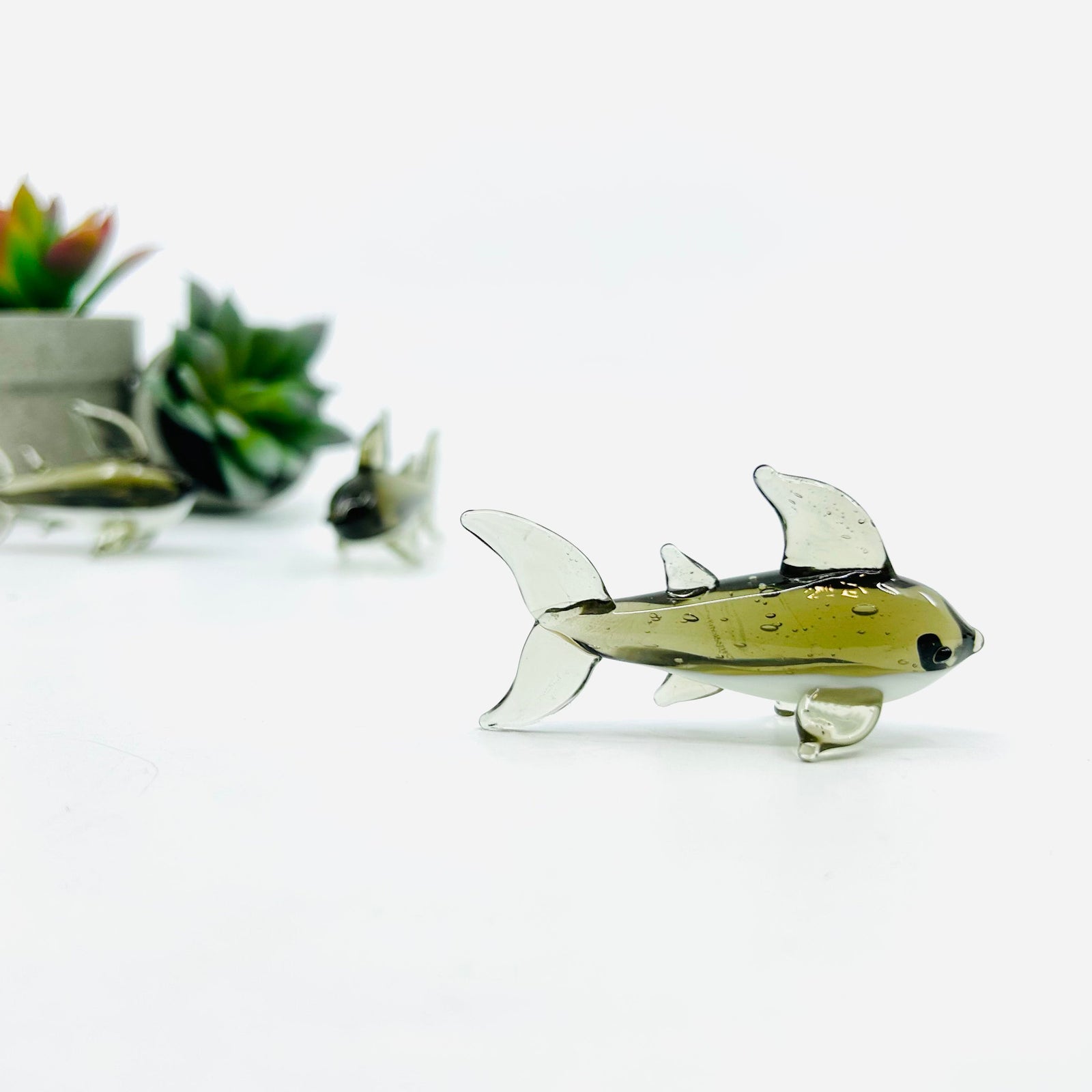 Glass Shark Decor Chesapeake Bay 