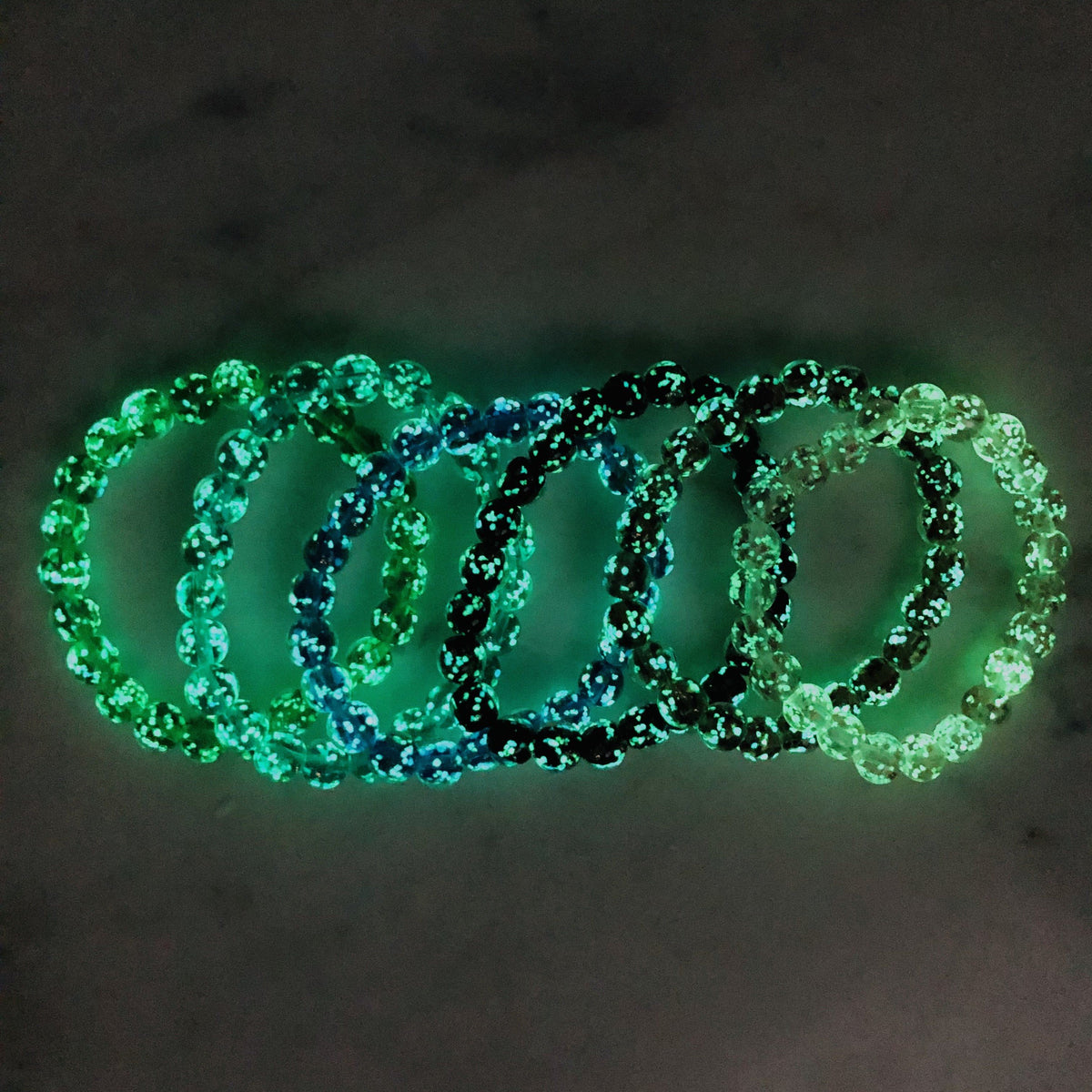 Mermaid Glow Bracelet Luke Adams Glass Blowing Studio 