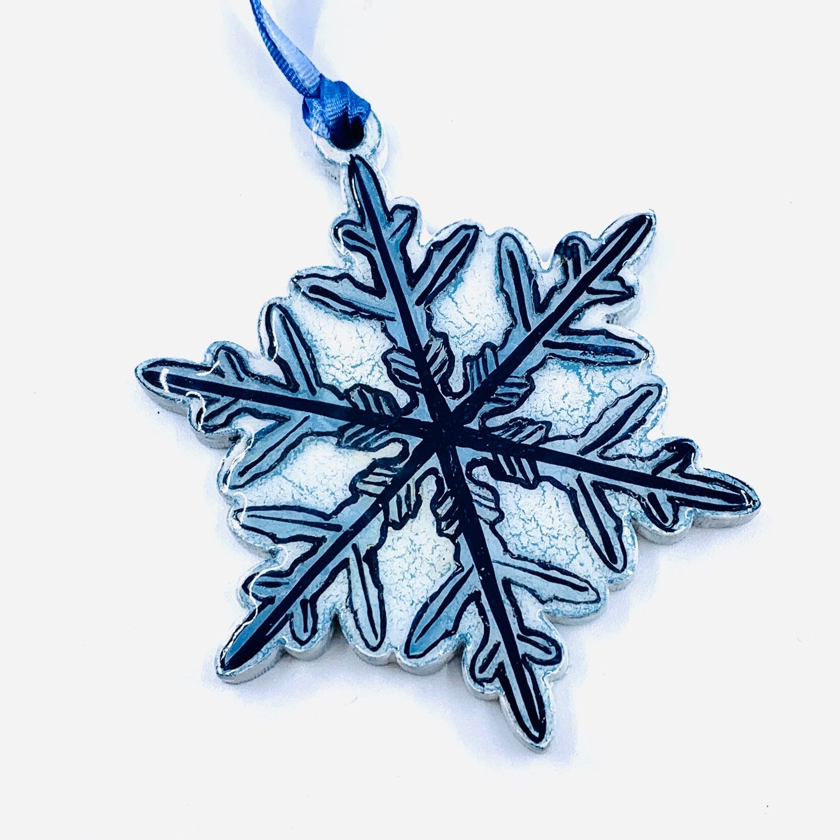 Recycled Wood Ornament, Snowflake Ornament Pam Peana 