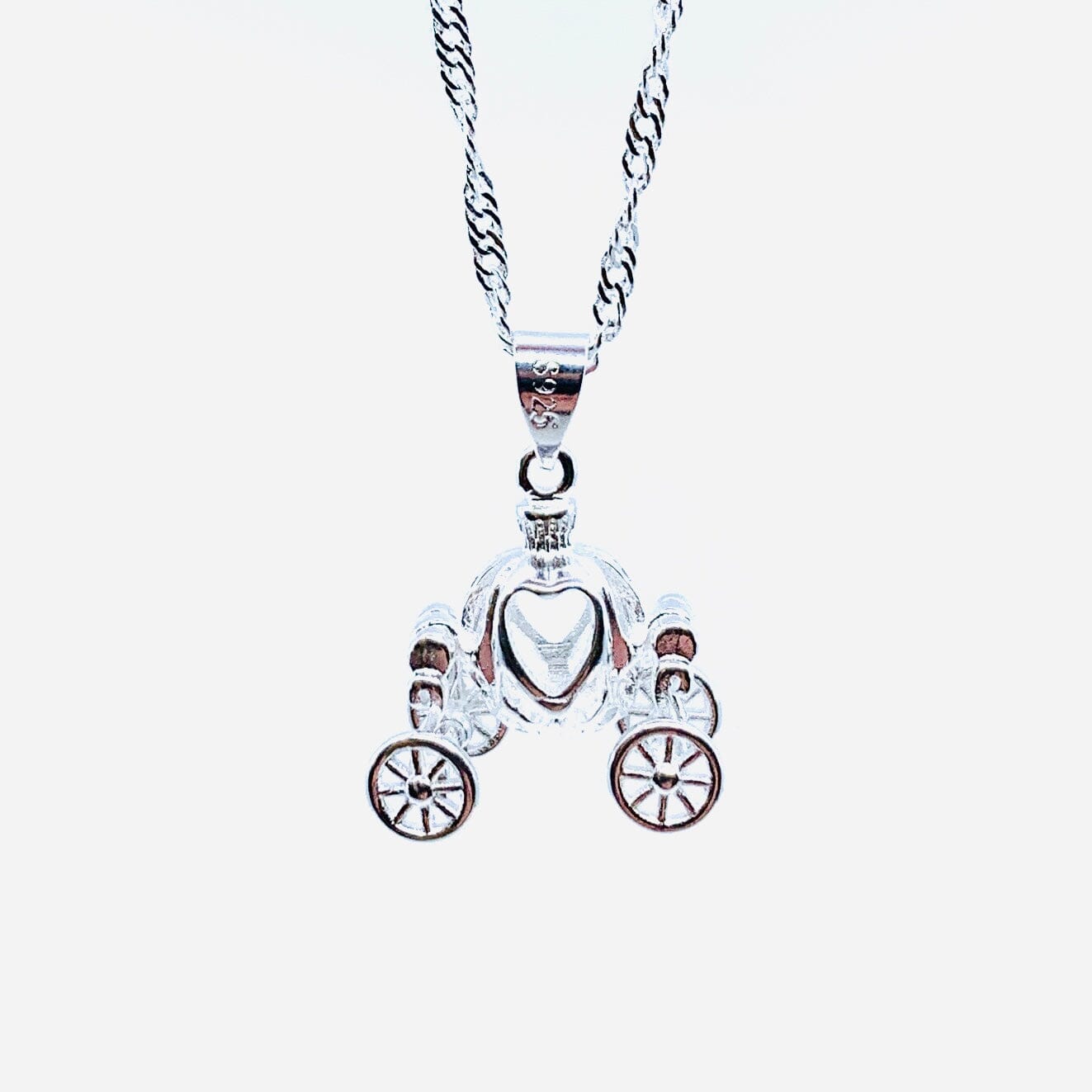 Cinderella Carriage Necklace Jewelry - 
