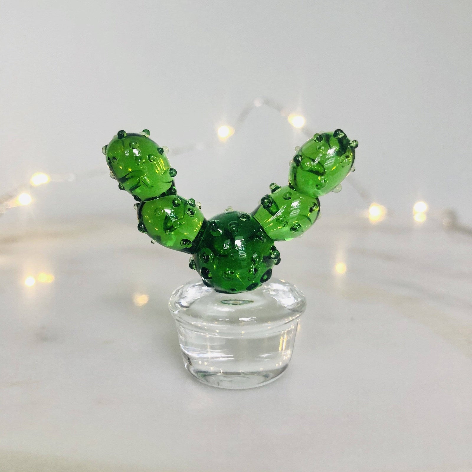 Glass Cactus Hugs Miniature - 