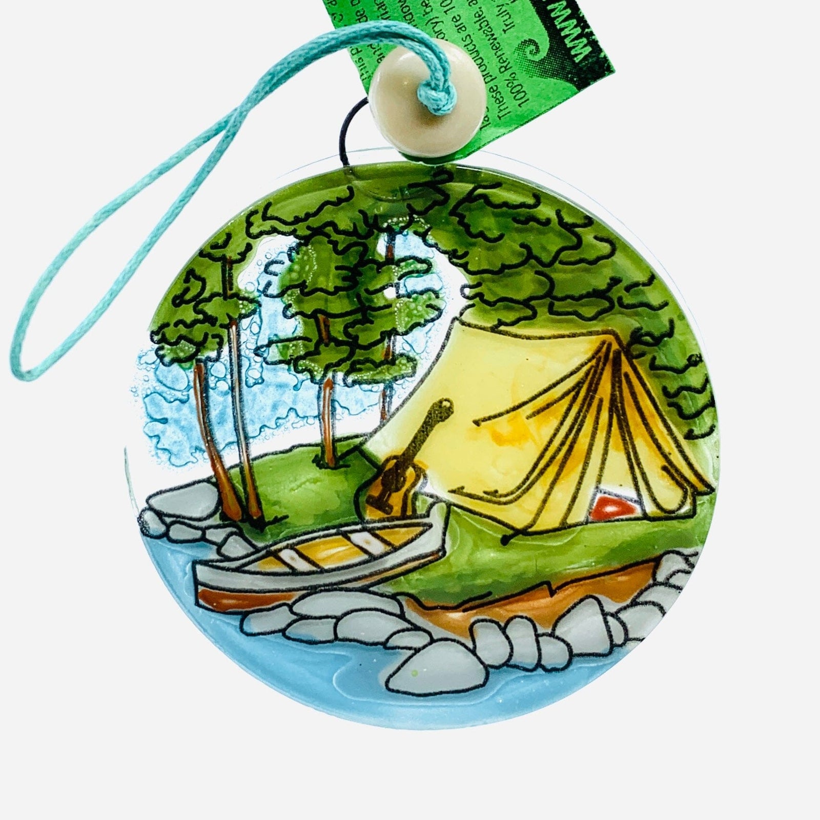 Fair Trade Ornament 74 Camping Pam Peana 