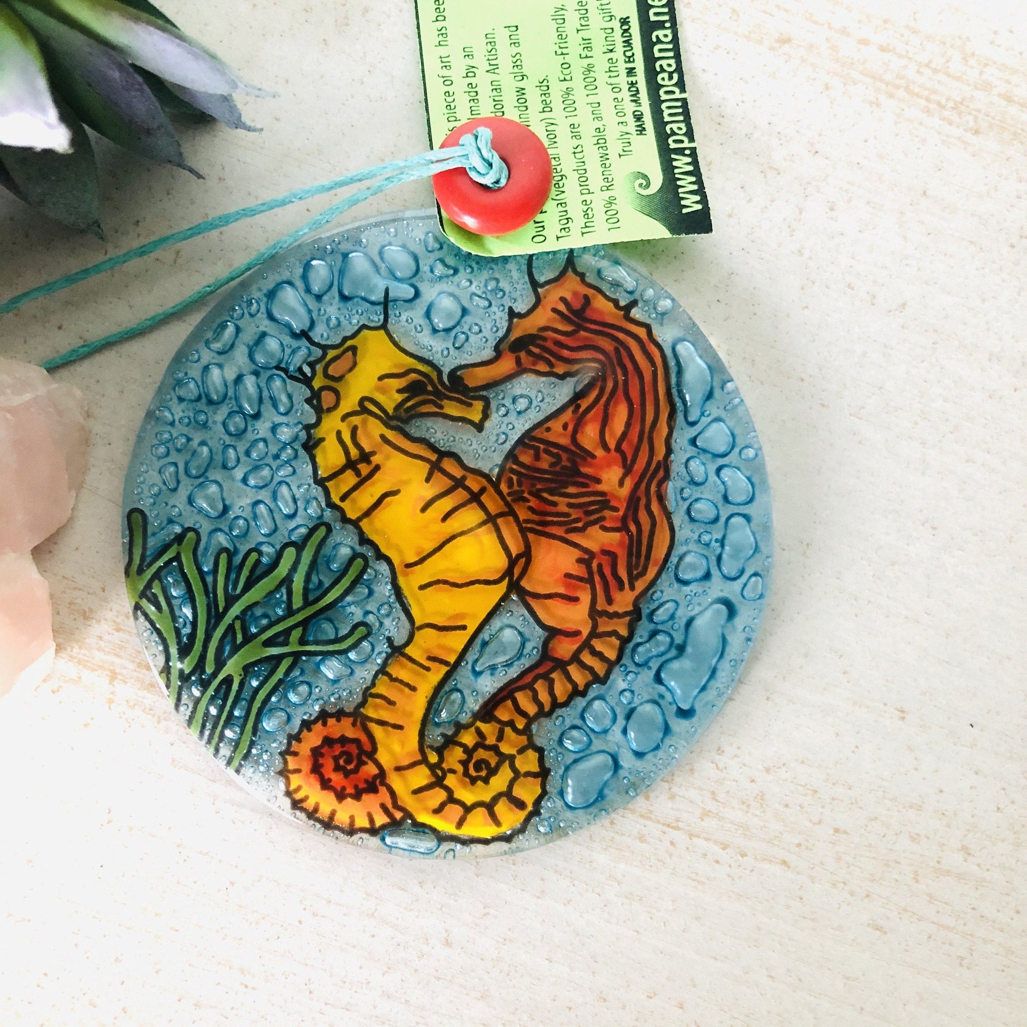 Fair Trade Ornament 131 Luke Adams Glass Blowing Studio 