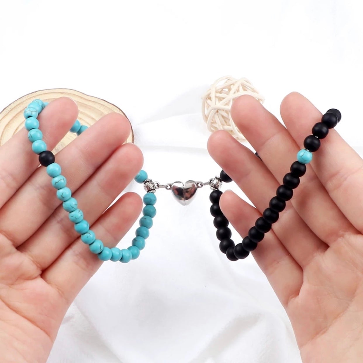 Couples Magnetic Bracelet Set Jewelry - 