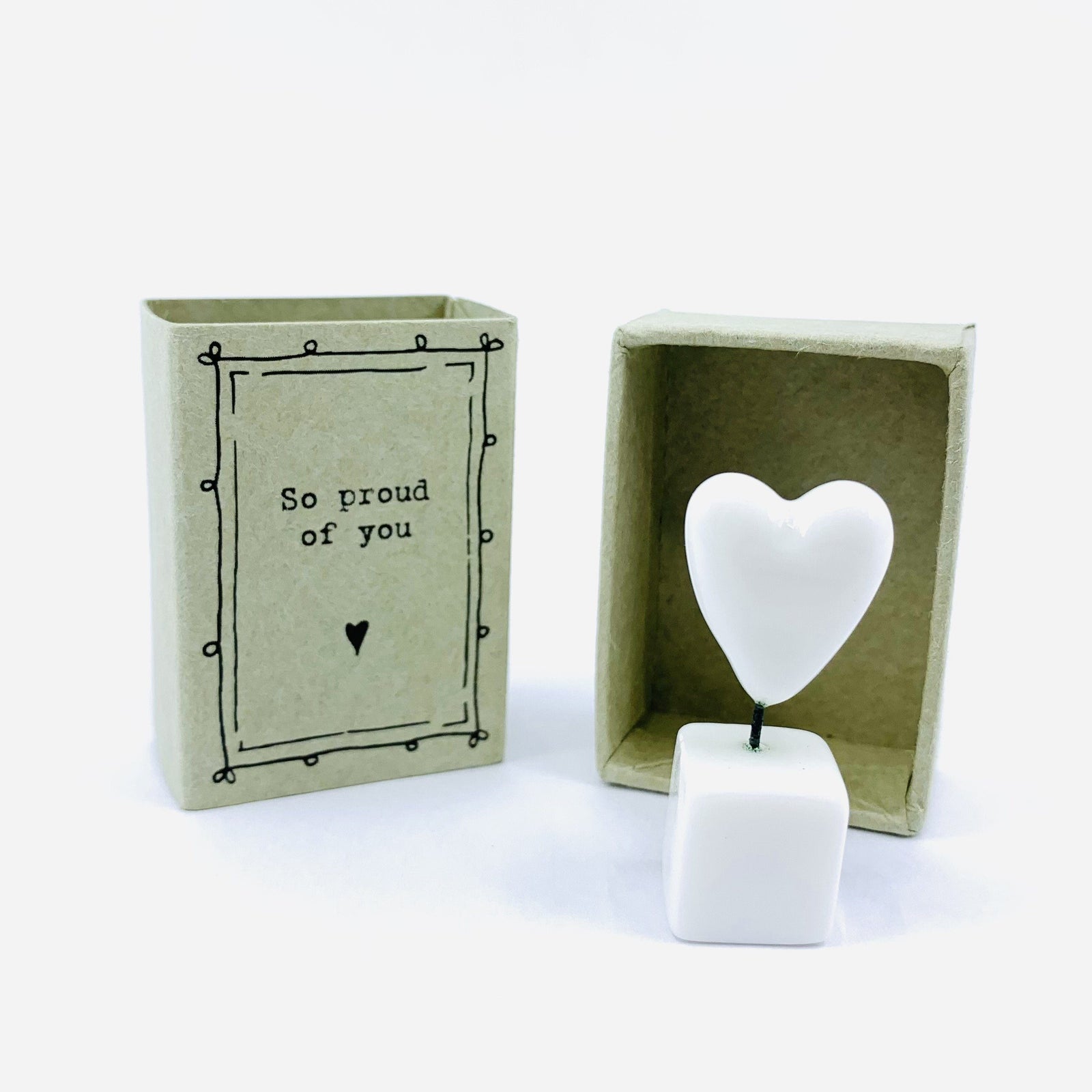 So Proud of You - Porcelain Figure and Matchbox East of India 