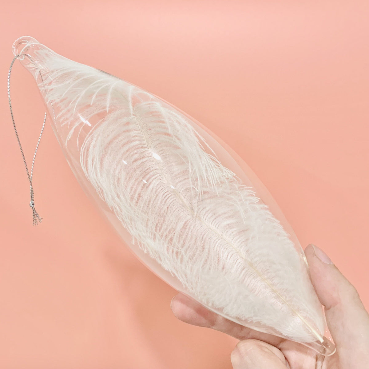 Angel Feather Ornament Manufactured Overseas 