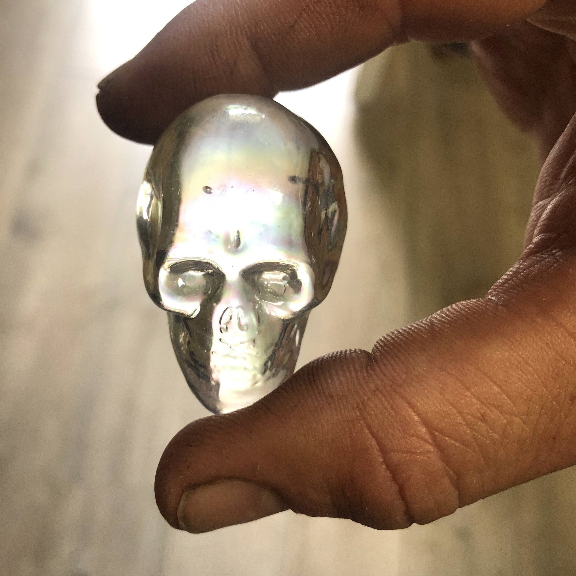 Cast Glass Skull Luke Adams Glass Blowing Studio 