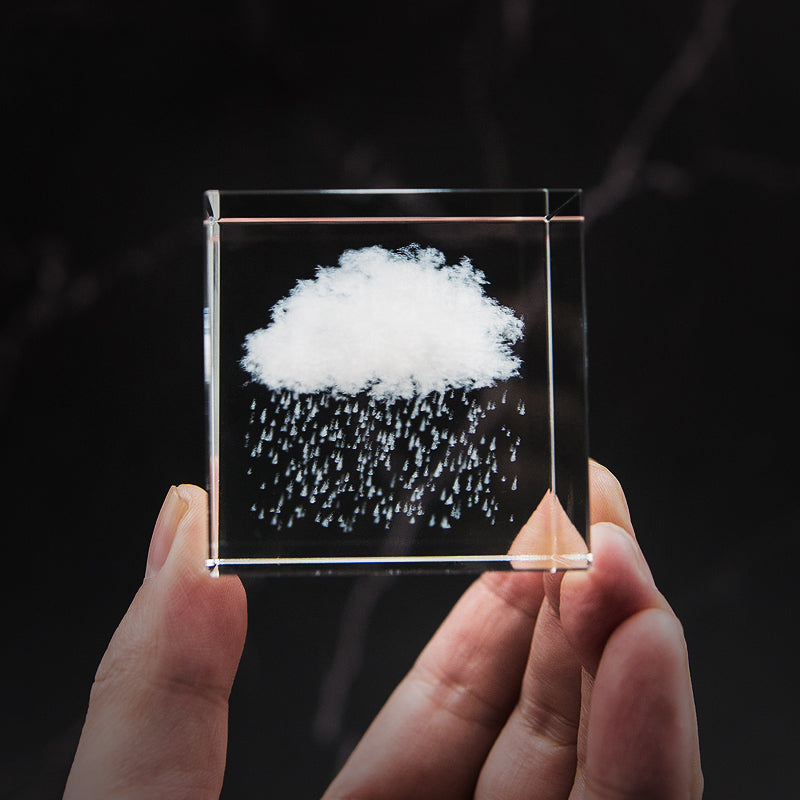 Rainy Cloud Paperweight Decor - 