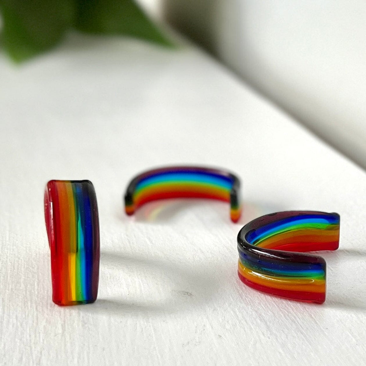 SET OF 3 Rainbow Roads Miniature - 