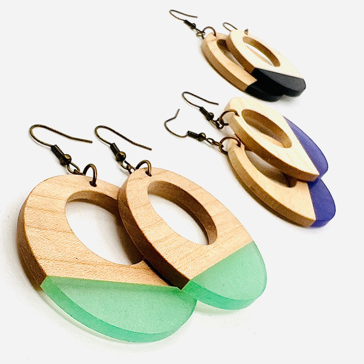 Beach Baby Wooden Disc Earrings Second Nature Jewelry 