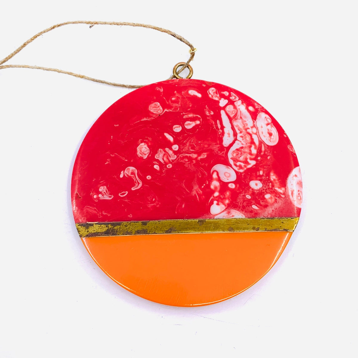 Coaster Ornaments Ornament One Hundred 80 Degrees Red 