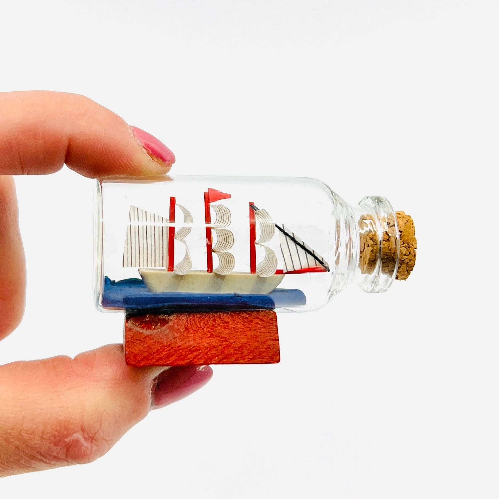 Tiniest Ship in a Bottle Miniature - 