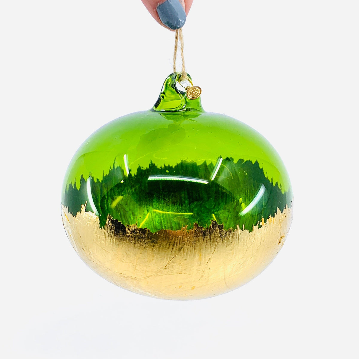 Rainbow Gold Dipped Orb Ornament One Hundred 80 Degrees J 