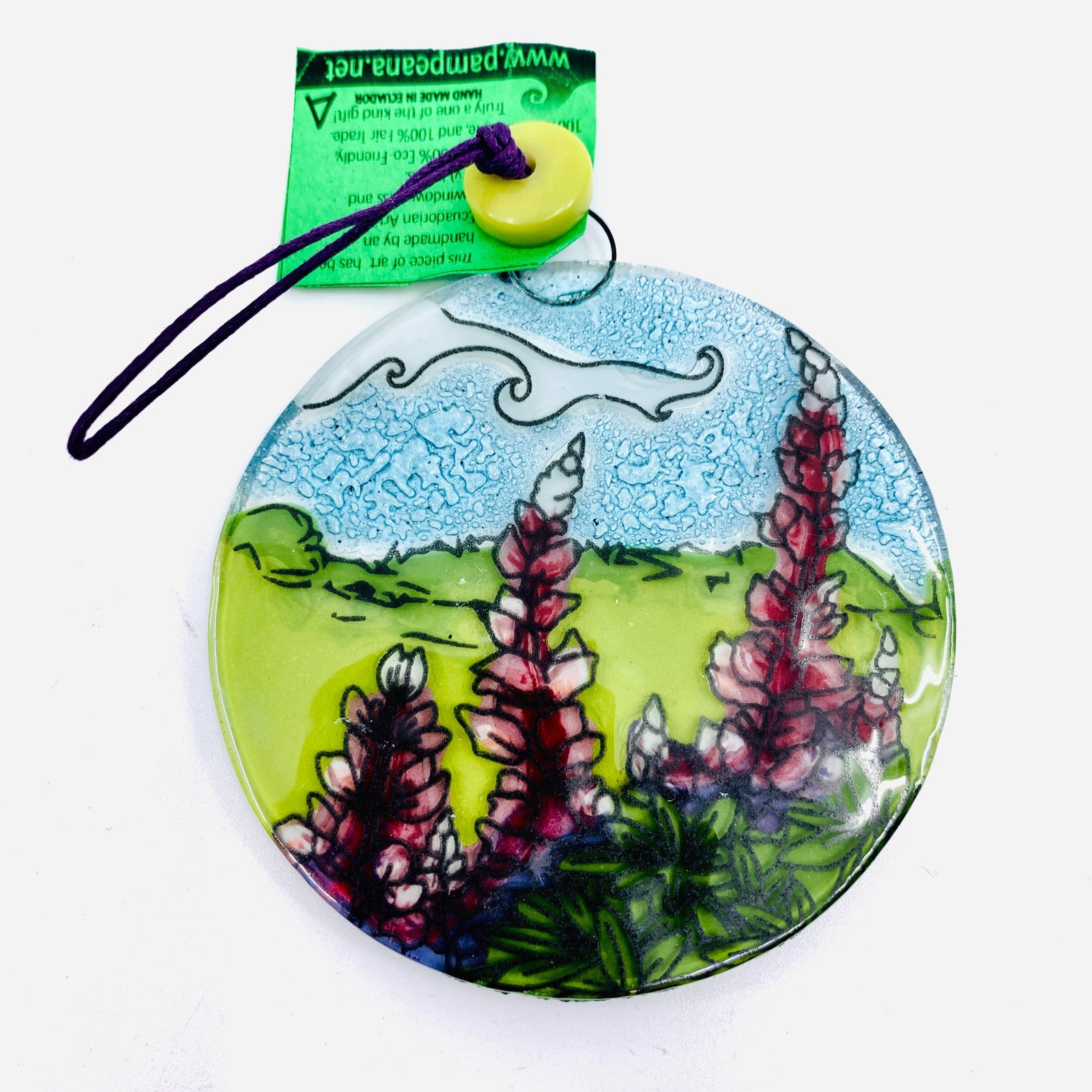 Fair Trade Ornament 26 Lupine Ornament Pam Peana 