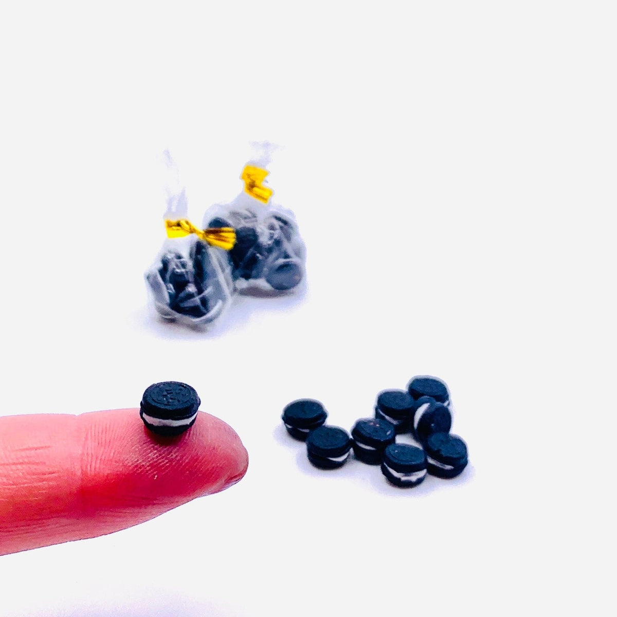 Tiny Glass Biscotti Jar Miniature - 