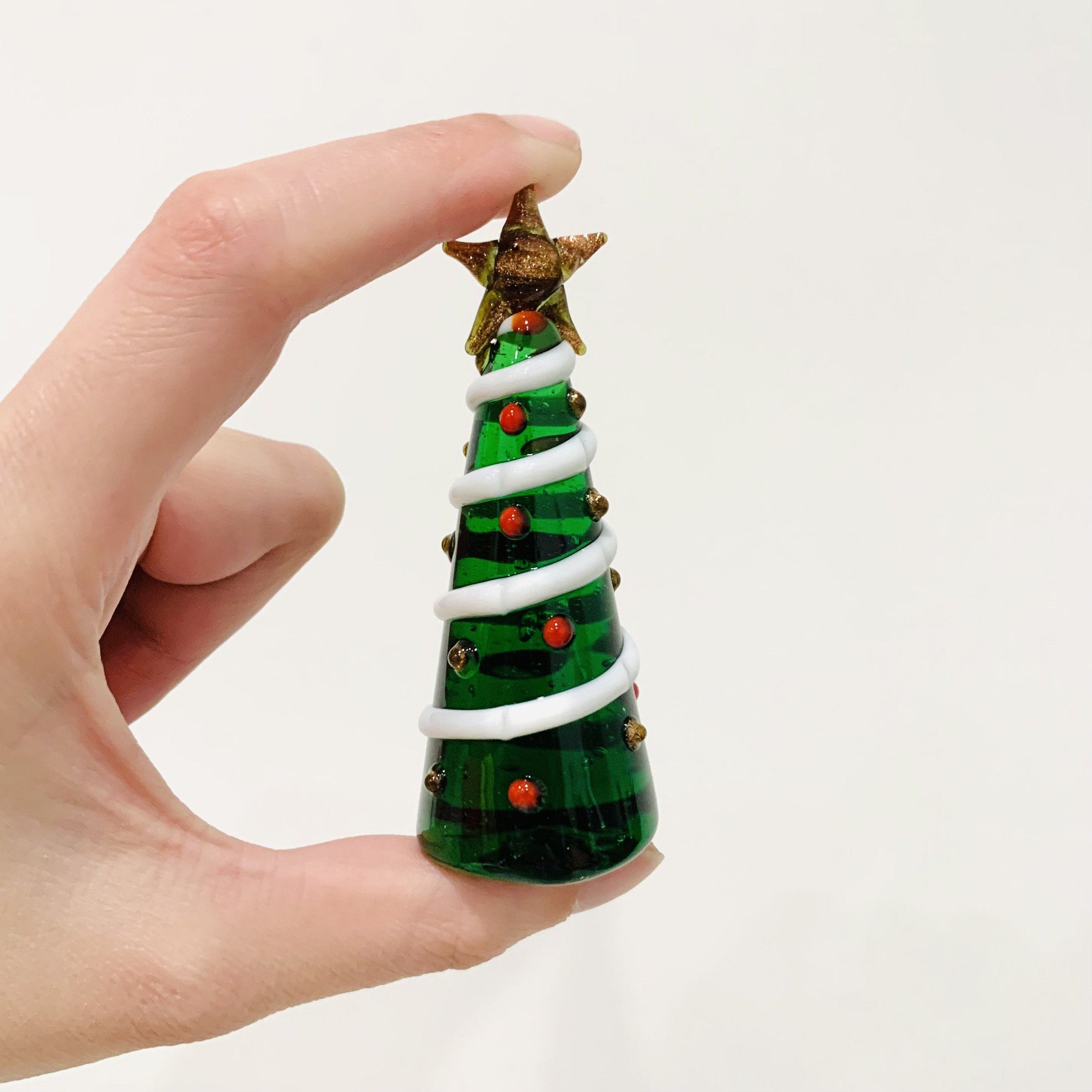 Little Glass Trees, Gold Star Miniature - 
