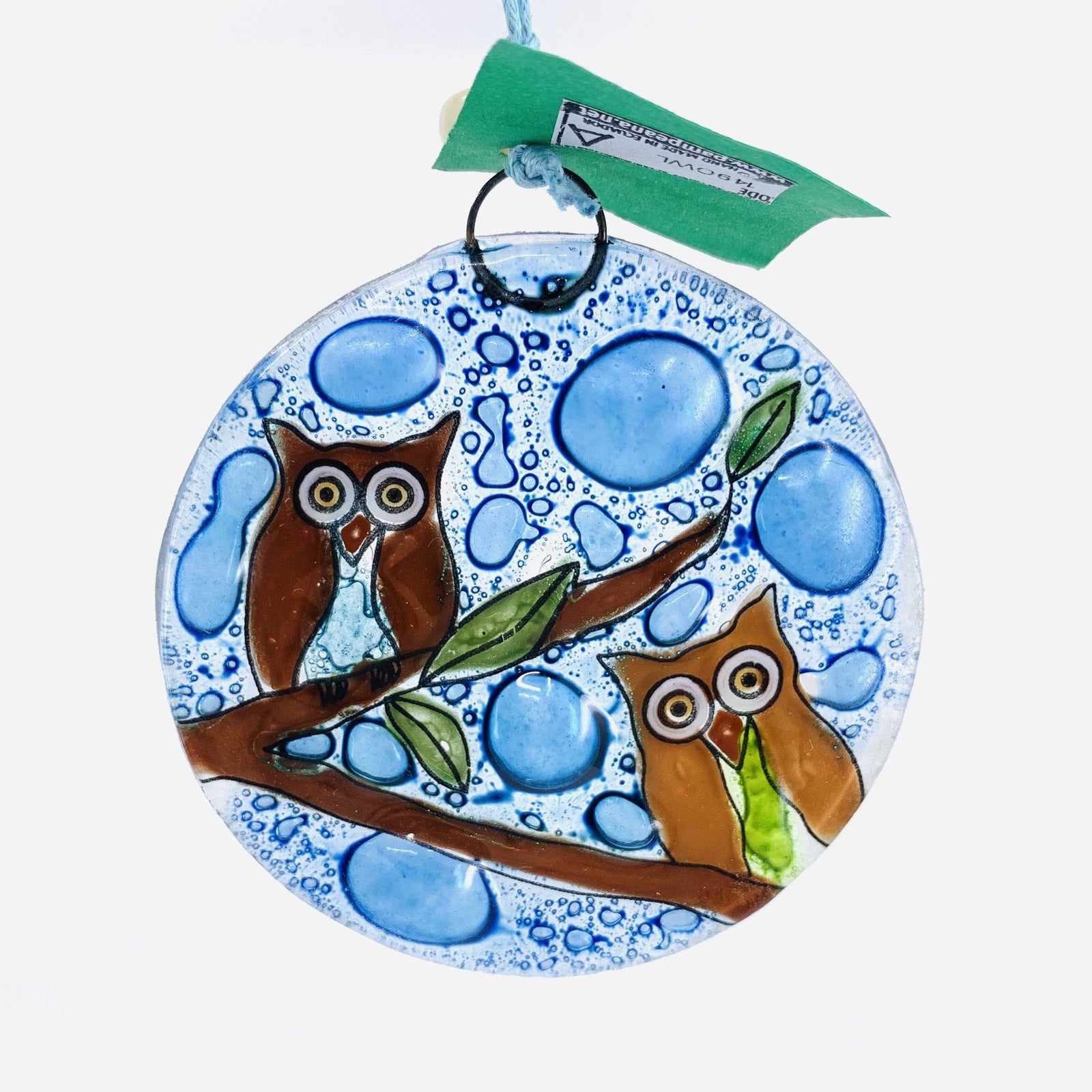 Fair Trade Ornament 192 Hoot Owls Pam Peana 