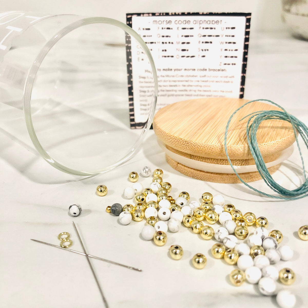 Create Your Own Morse Code Bracelet Kit - Luke Adams Glass Blowing Studio