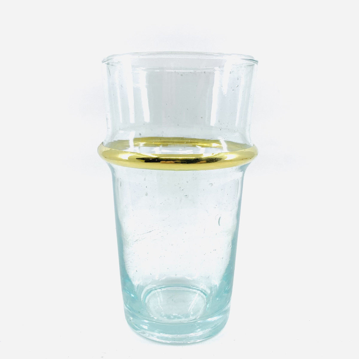 Moroccan Glass, Gold Ring Kiss That Frog Large 