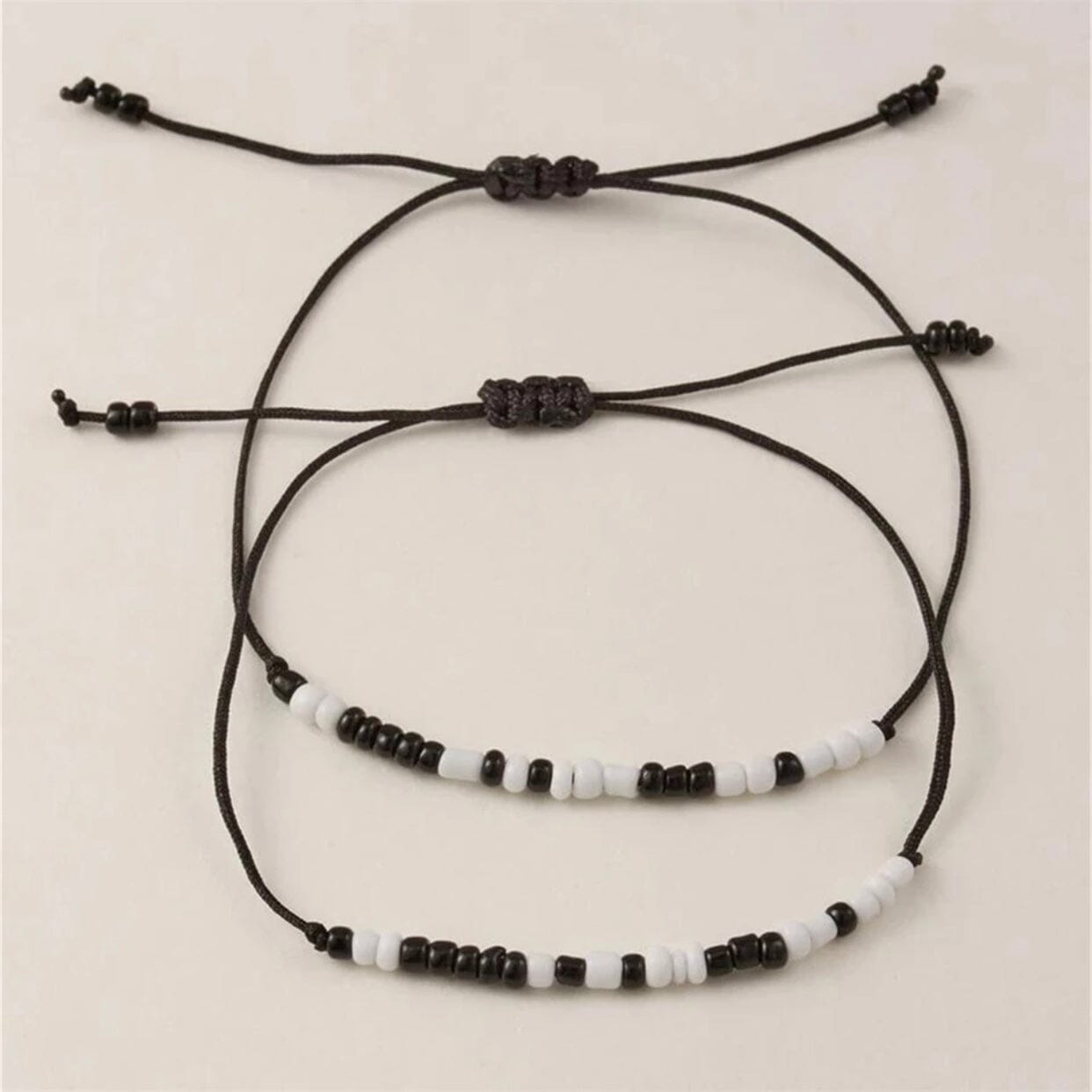I Love You - Morse Code Bracelet Set - Luke Adams Glass Blowing Studio