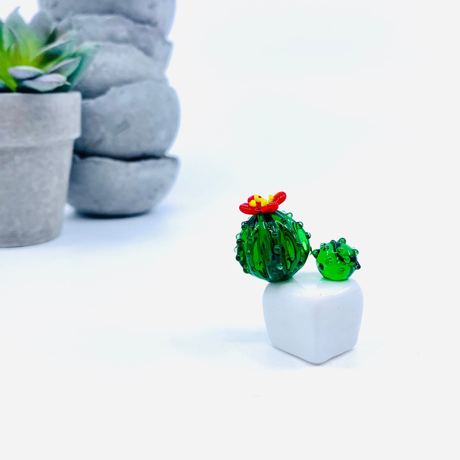 Glass Cactus Buddies Miniature - 