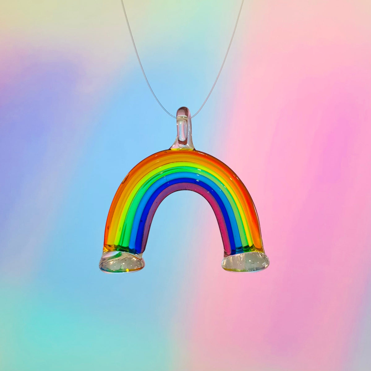 Hanging Rainbow Ornament Miniature - 