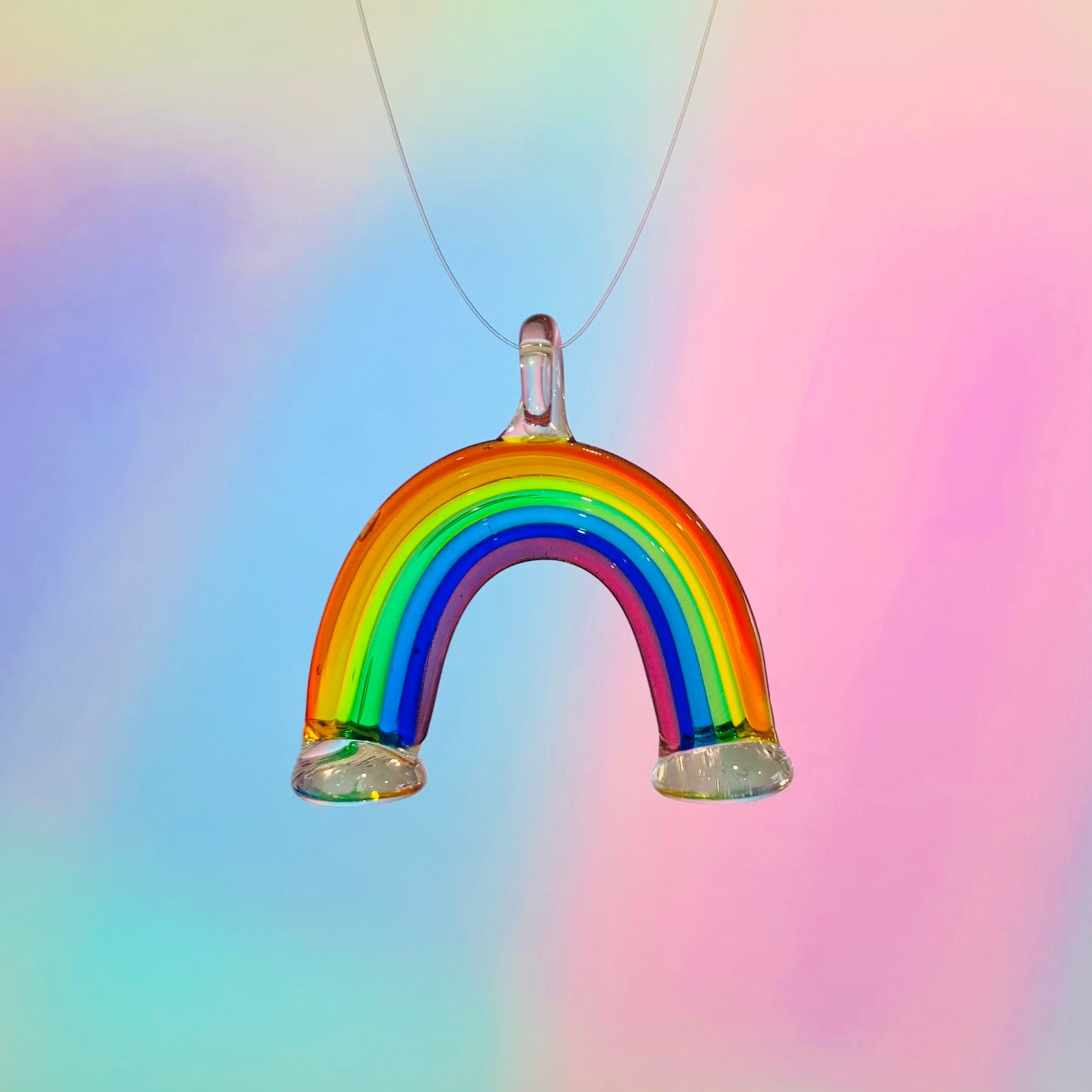 Hanging Rainbow Ornaments Miniature - 