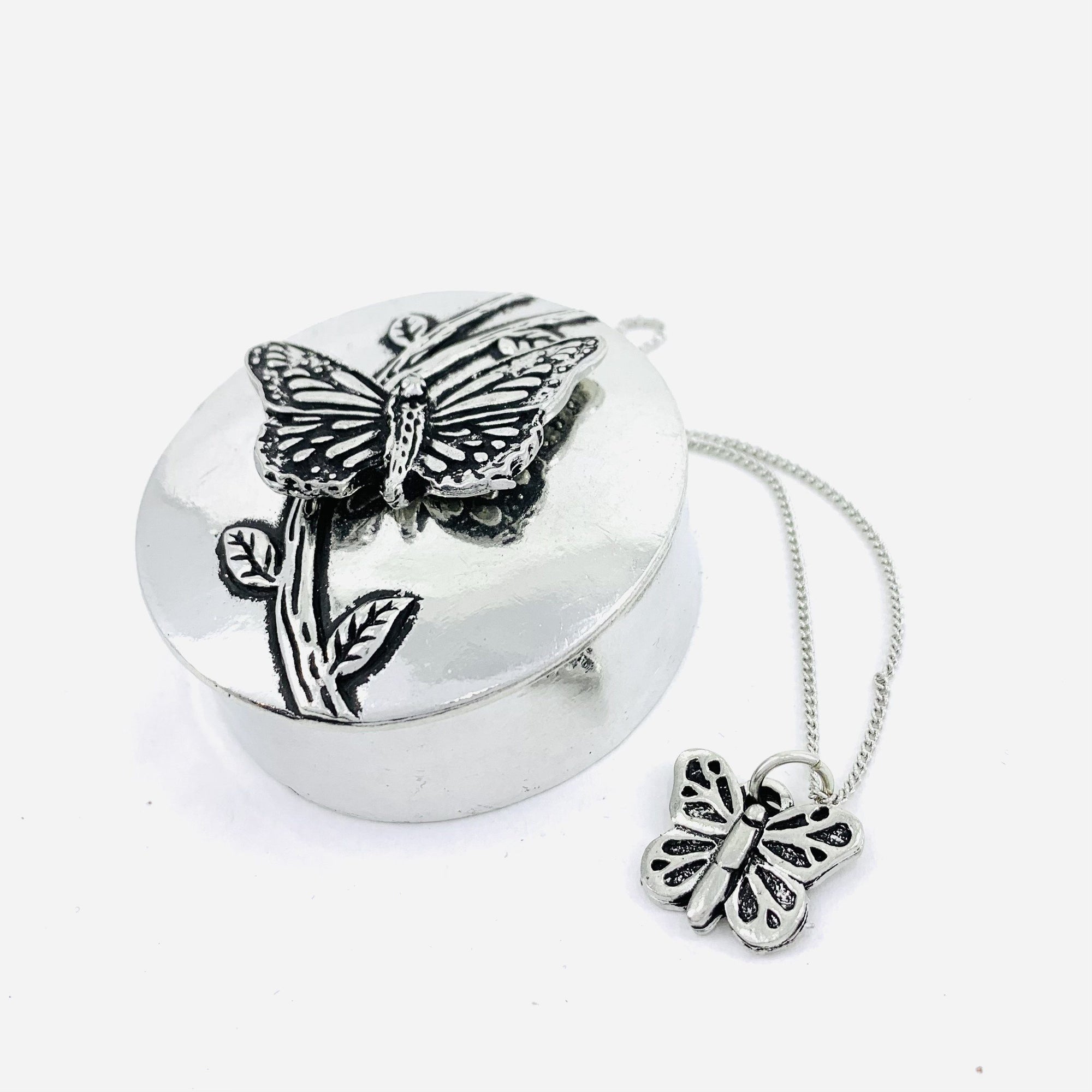 Butterfly Wish Box & Necklace Basic Spirit 