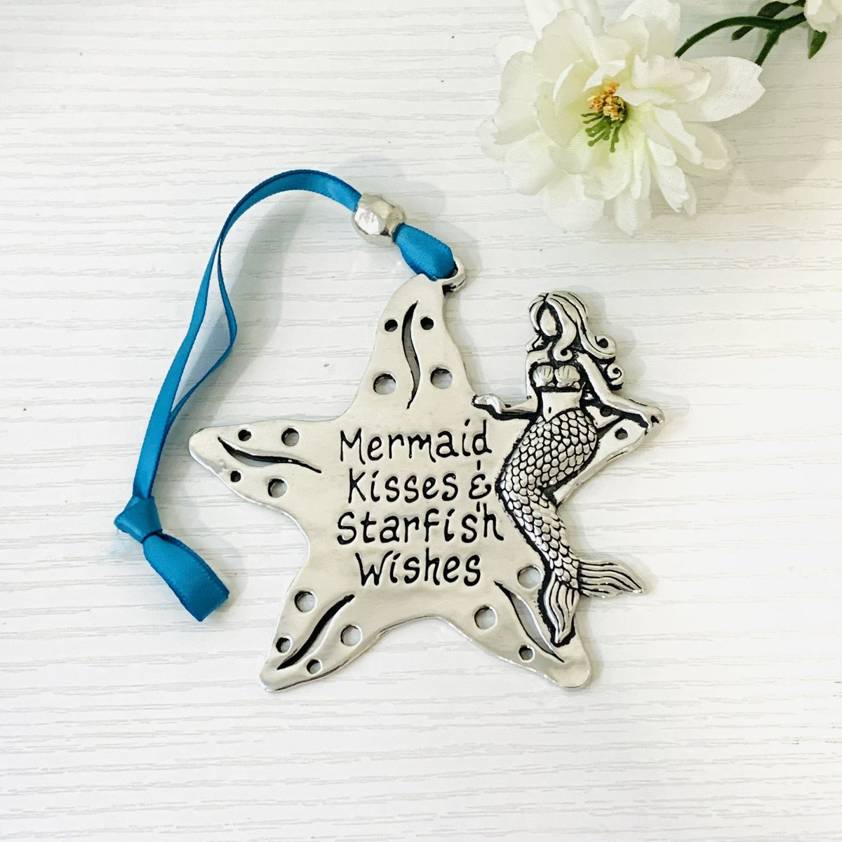 Mermaid Ornament - Mermaid Kisses &amp; Starfish Wishes Basic Spirit 